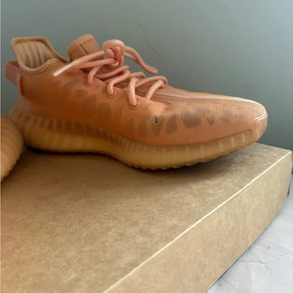 Yeezy Boost 350 V2 Orange Sneakers - Picture 5 of 7
